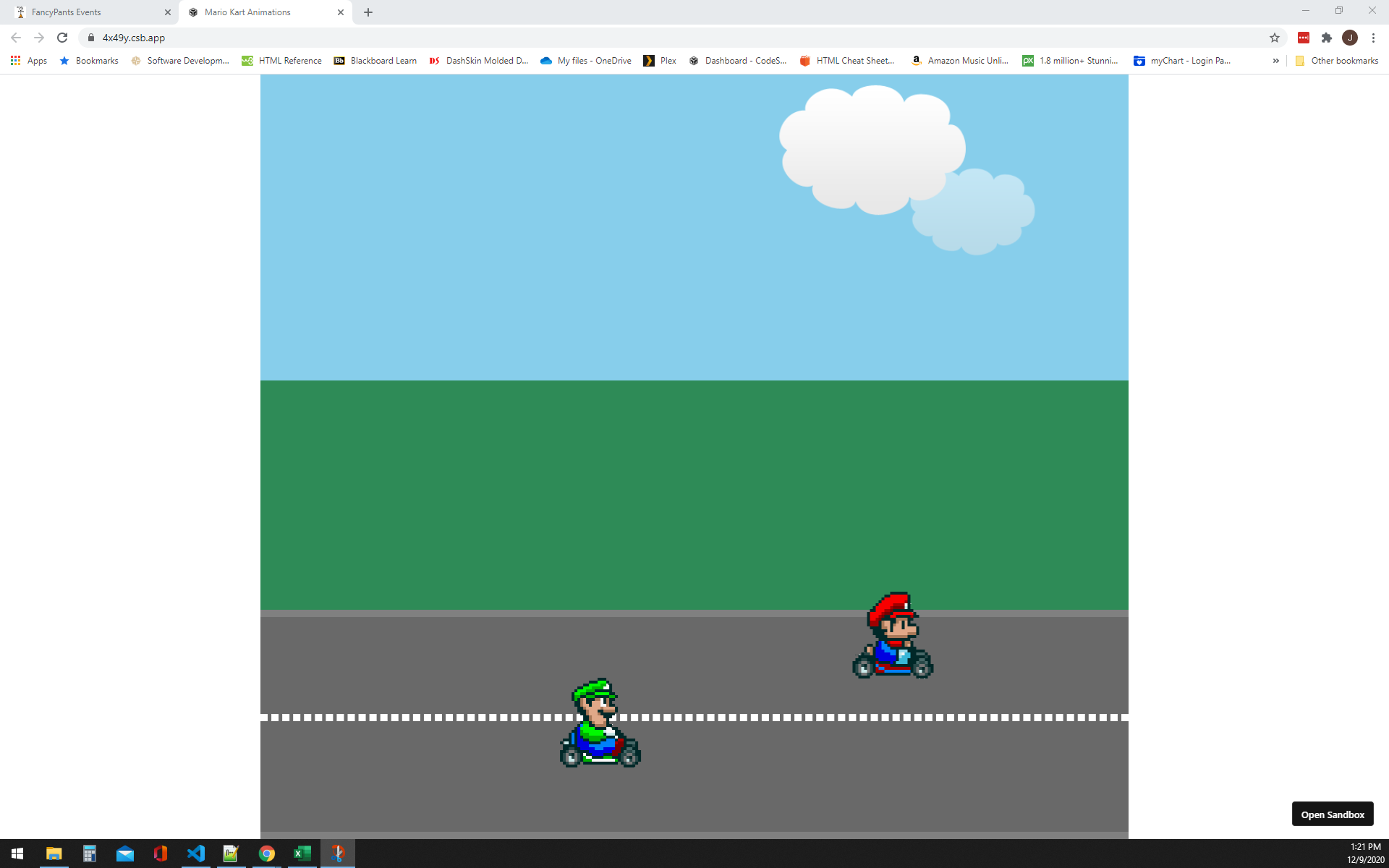 MarioCart screenshot
